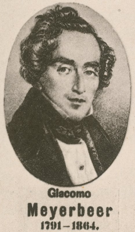 Giacomo Meyerbeer (grawiura) autorstwa English School
