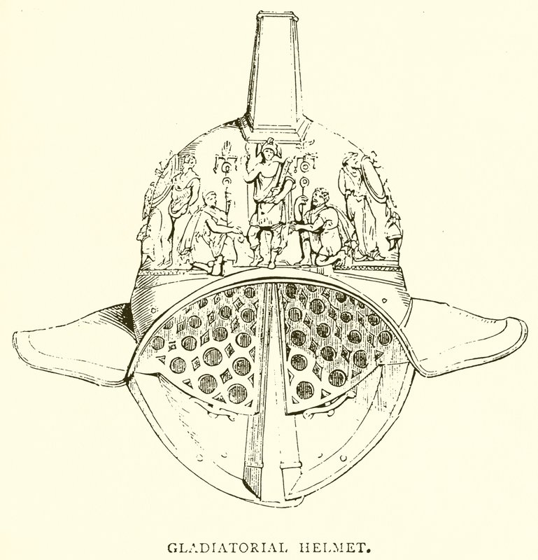 Hełm gladiatora autorstwa English School