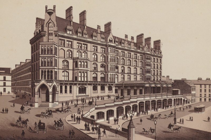 Glasgow: Hotel i dworzec St. Enoch