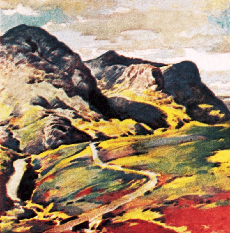 Glencoe w Argyllshire autorstwa English School