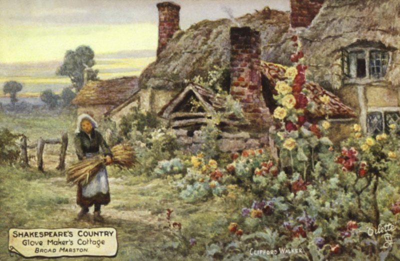 Domek dla producentów rękawic, Broad Marston, Worcestershire autorstwa English School