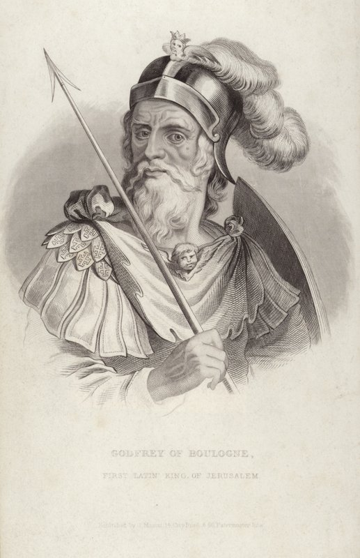 Godfrey z Boulogne autorstwa English School