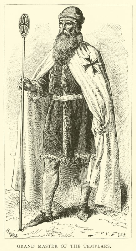 Wielki Mistrz Templariuszy autorstwa English School
