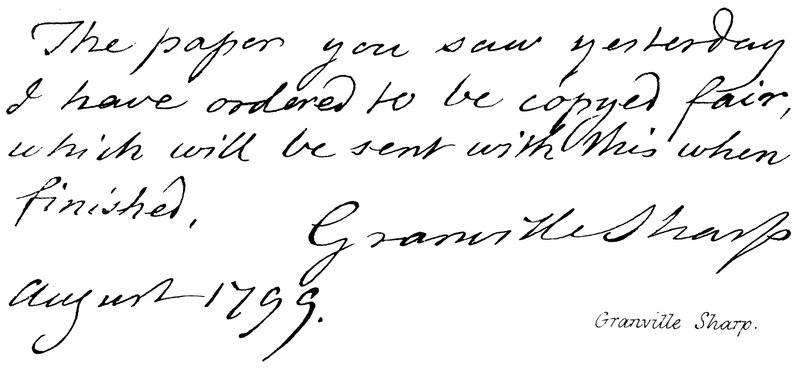 Granville Sharp autorstwa English School