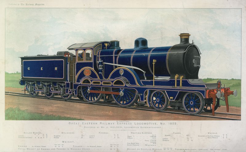 Lokomotywa Great Eastern Railway Express autorstwa English School
