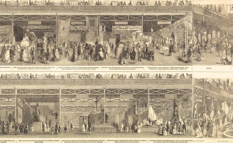 Wielka Wystawa 1851 autorstwa English School