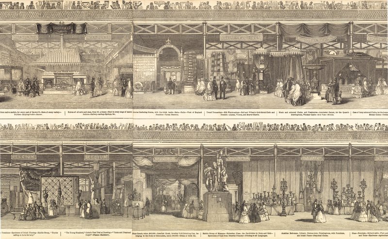 Wielka Wystawa 1851 autorstwa English School