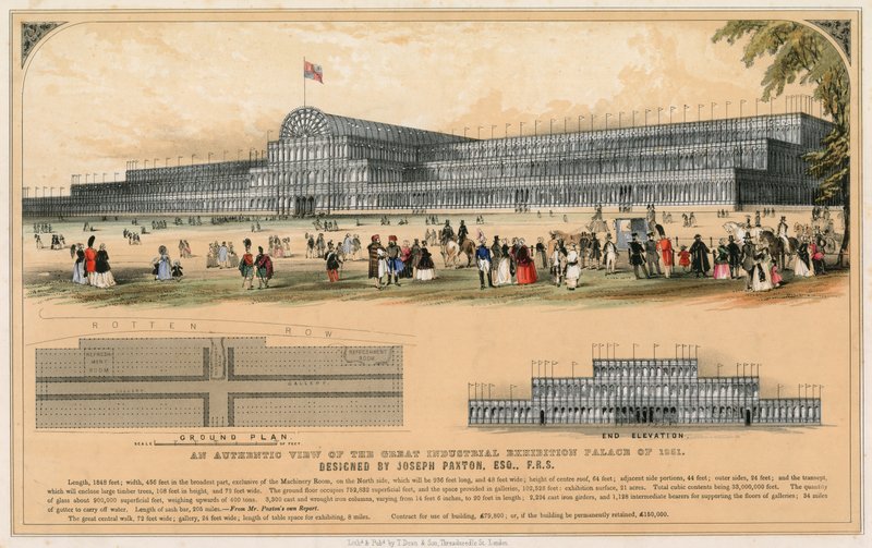 Wielka Wystawa, 1851 autorstwa English School
