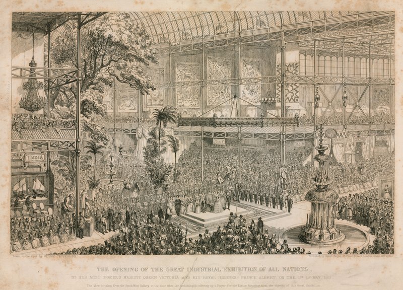 Wielka Wystawa, 1851, Otwarcie 1 maja 1851 autorstwa English School