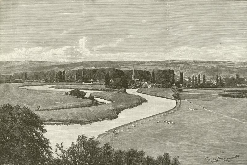 Wielki Marlow, z Quarry Woods autorstwa English School