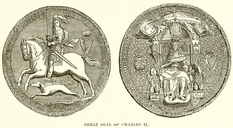 Wielka Pieczęć Karola II autorstwa English School
