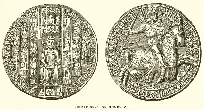 Wielka Pieczęć Henryka V autorstwa English School