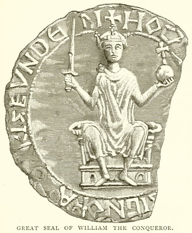 Wielka Pieczęć Wilhelma Zdobywcy autorstwa English School