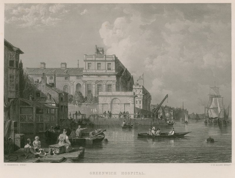 Szpital Greenwich, Londyn autorstwa English School