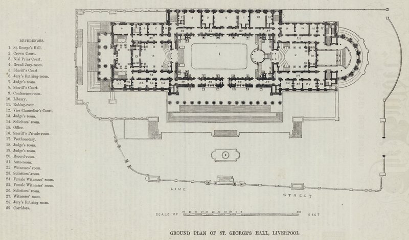 Plan parteru St George