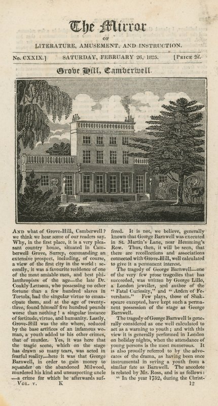 Grove Hill w Camberwell autorstwa English School