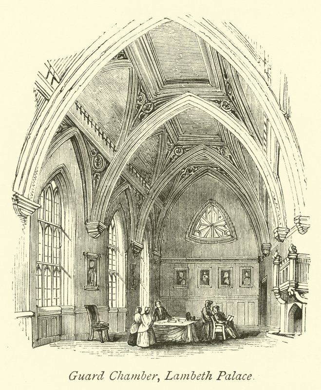 Komnata Straży, Pałac Lambeth autorstwa English School
