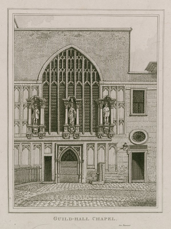 Kaplica Guildhall, Londyn autorstwa English School