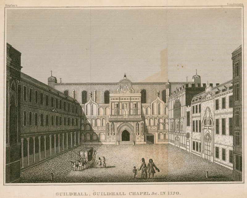Kaplica Guildhall, Londyn autorstwa English School