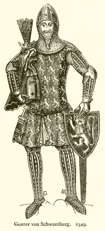 Gunthera von Schwarzburga. 1349 autorstwa English School