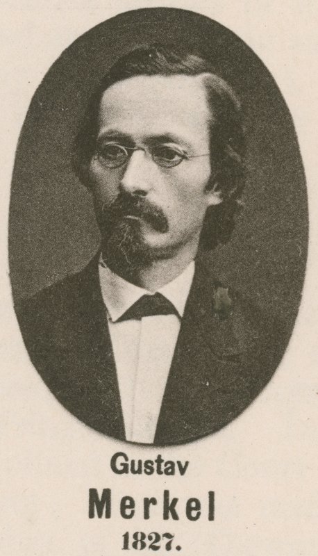 Gustav Merkel (grawerunek) autorstwa English School
