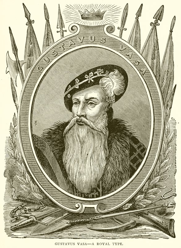 Gustaw Waza — królewski typ autorstwa English School