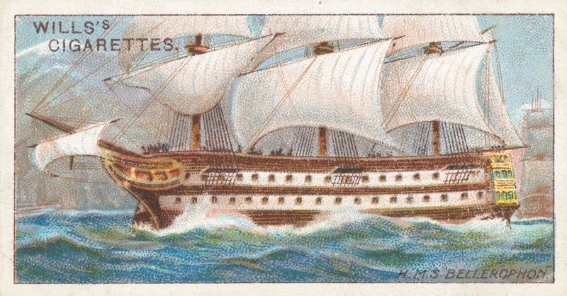 H.M.S. „Bellerophon“polis autorstwa English School
