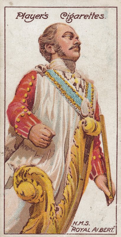 HMS "Royal Albert" (chromolitho) autorstwa English School