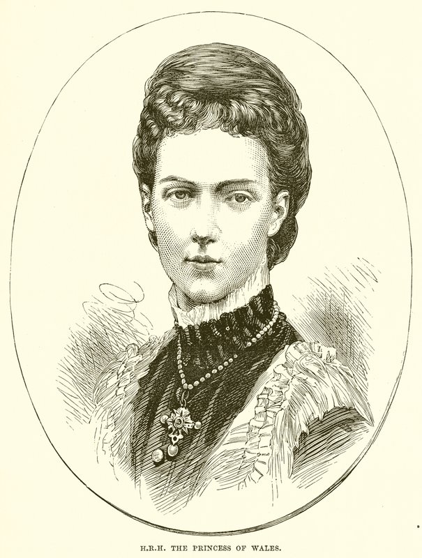 J.Ś. księżna Walii autorstwa English School