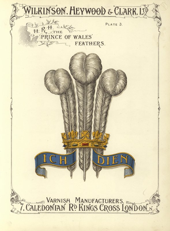 H R H pióra księcia Walii (chromolitho) autorstwa English School