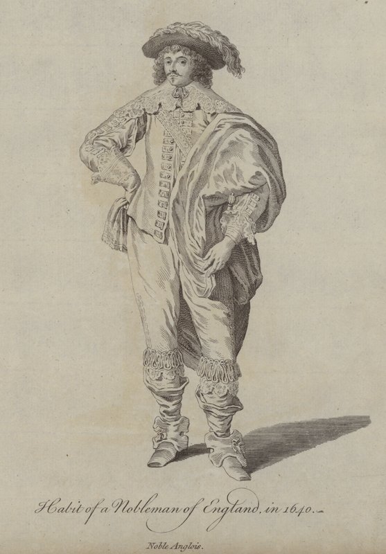 Nawyk szlachcica Anglii w 1640 r autorstwa English School