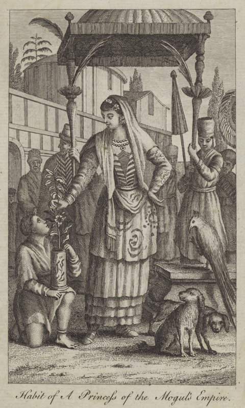 Nawyk księżniczki Imperium Mogołów autorstwa English School