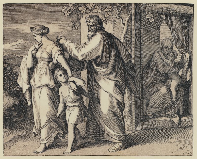 Hagar (grawerunek) autorstwa English School