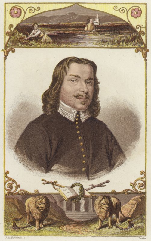 Portret mężczyzny noszącego XVIII-wieczny strój autorstwa English School