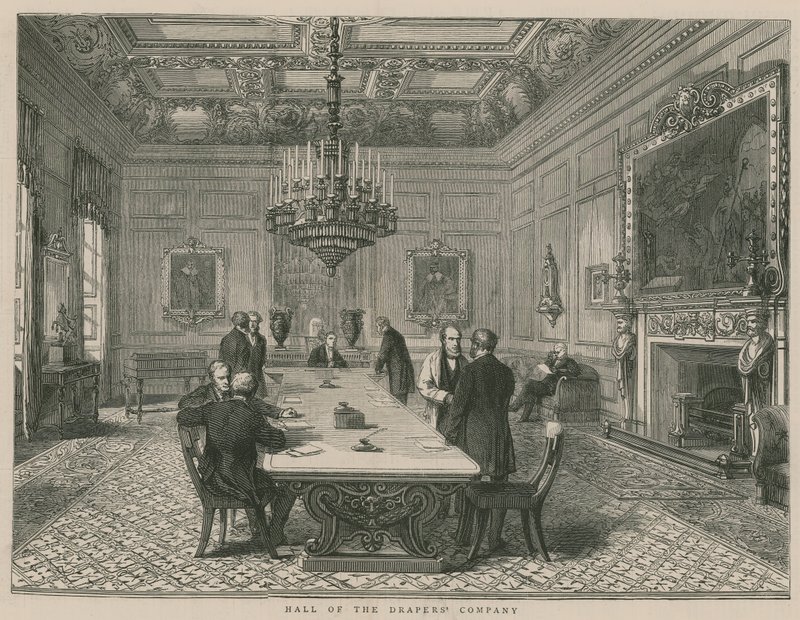 Hall of the Drapers Company, Londyn autorstwa English School