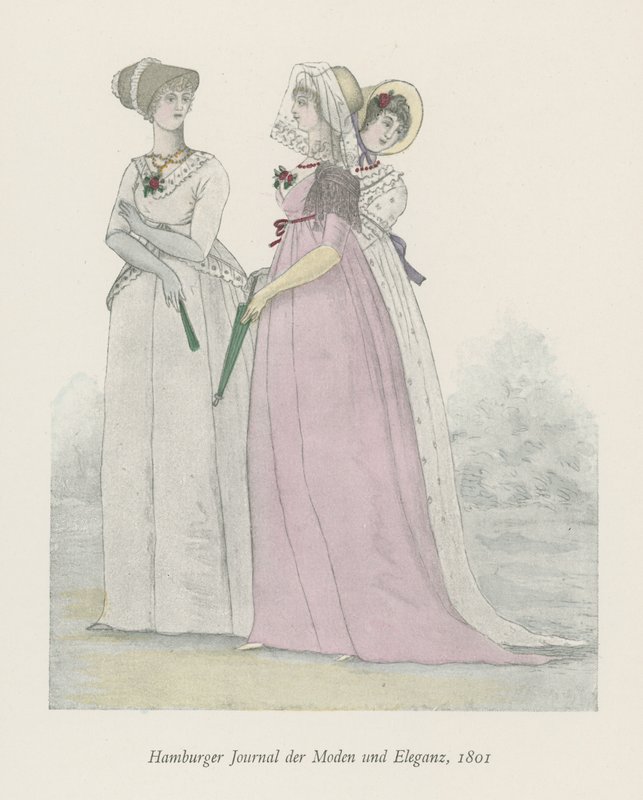 Hamburski dziennik mody i elegancji, 1801 autorstwa English School