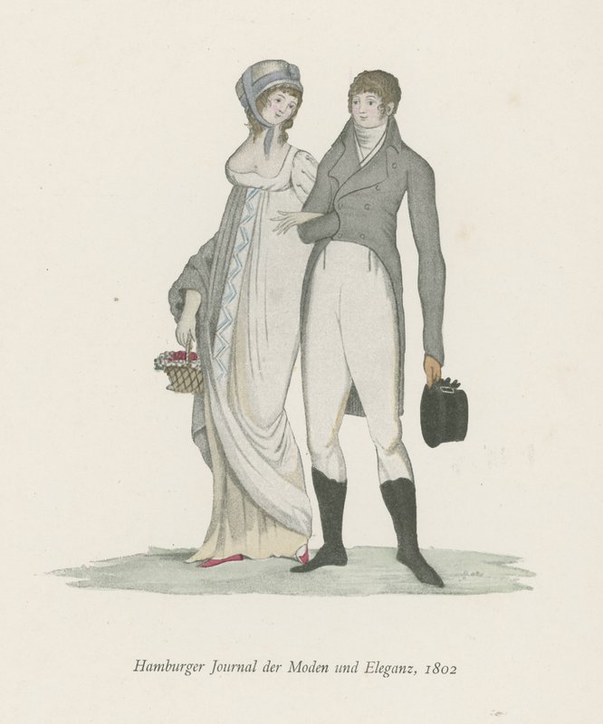 Hamburski dziennik mody i elegancji, 1802 autorstwa English School