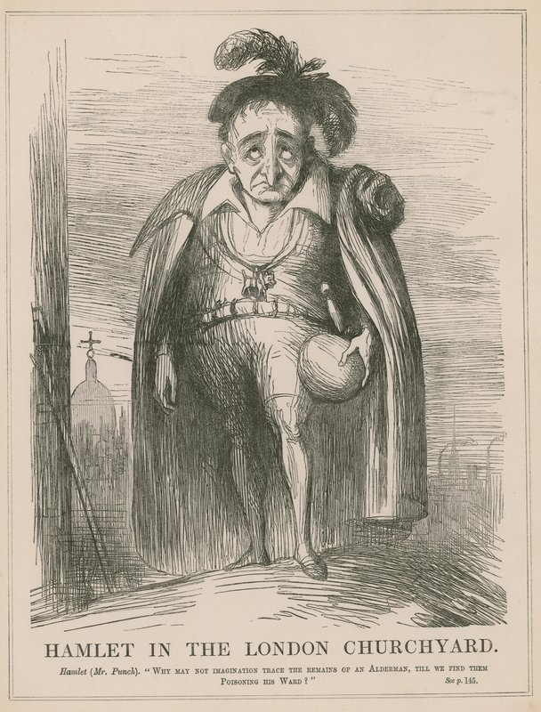 Hamlet na londyńskim cmentarzu autorstwa English School