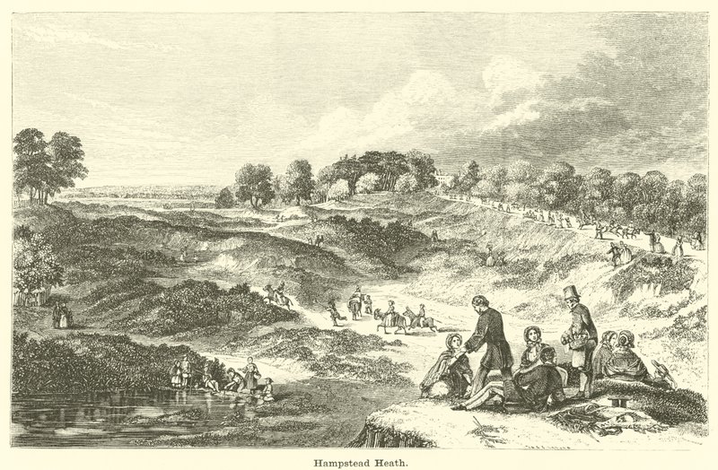 Hampstead Heath autorstwa English School