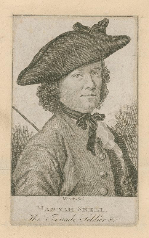 Hannah Snell, kobieta-żołnierz autorstwa English School
