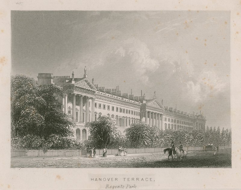 Hanover Terrace, Regents Park, Londyn autorstwa English School