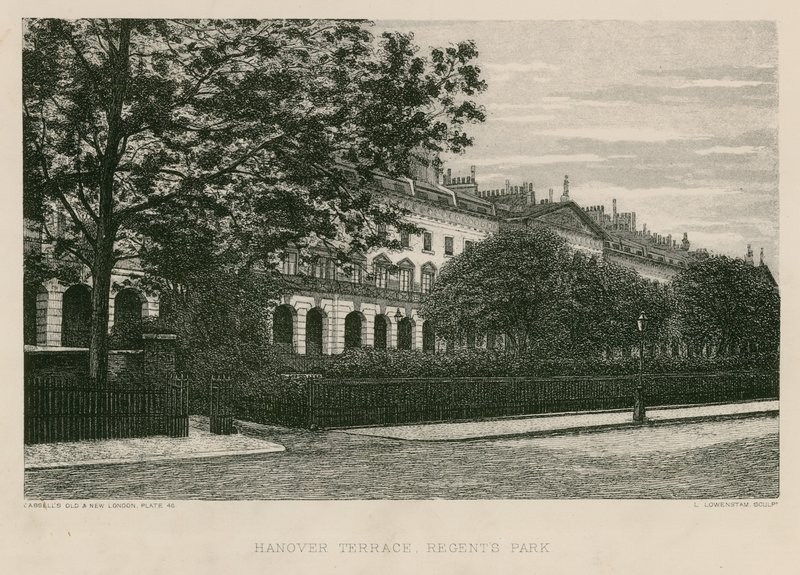 Hanover Terrace, Regents Park, Londyn autorstwa English School