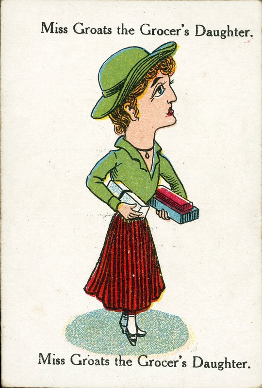 Szczęśliwe rodziny, ok. 1920 r: Miss Groats the Grocer