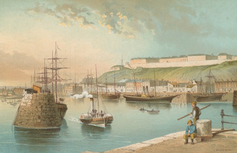 Port i Fort Regent, St. Heliers — Jersey autorstwa English School