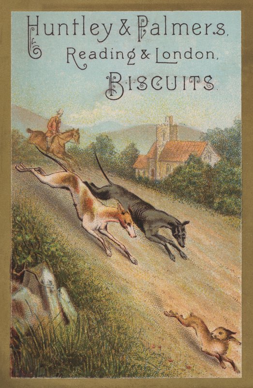 Zajęczy coursing (chromolitho) autorstwa English School
