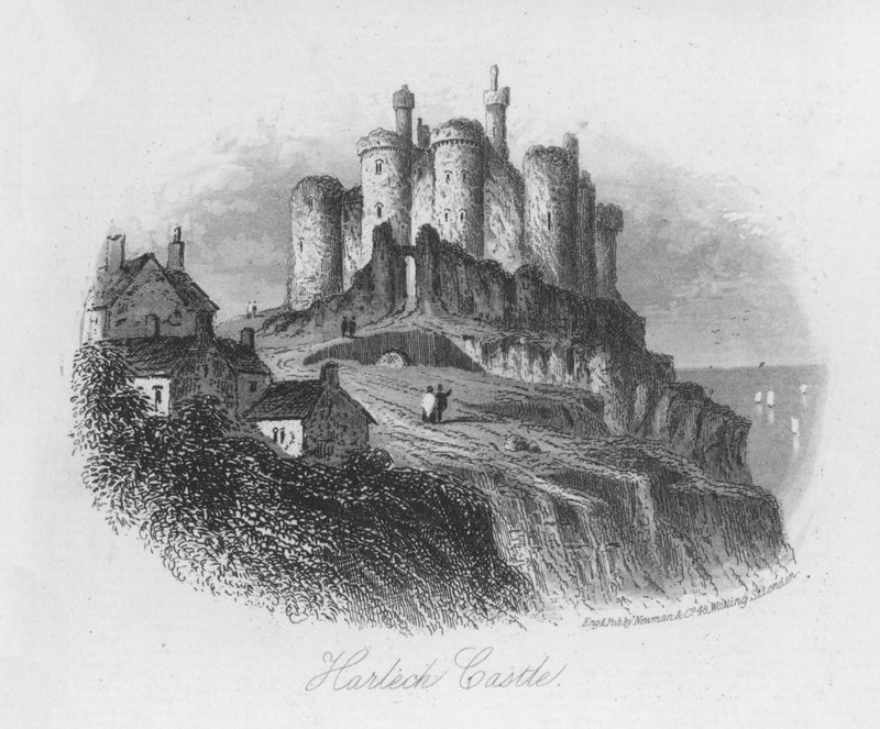 Zamek Harlech autorstwa English School