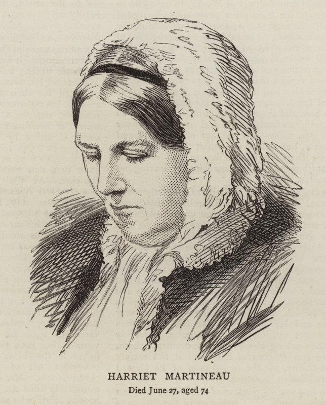 Harriet Martineau (Grawerowanie) autorstwa English School