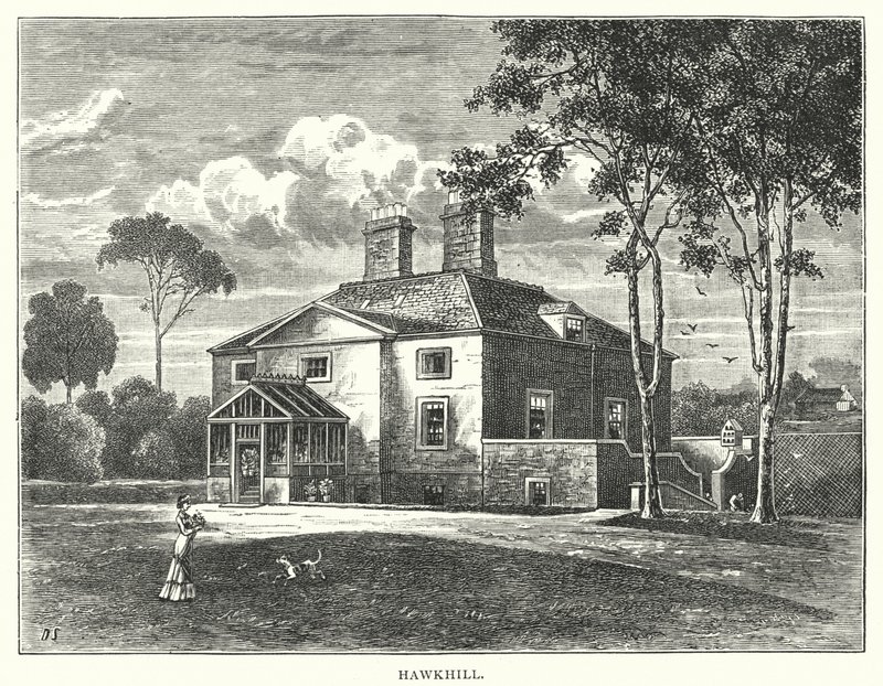 Hawkhill (grawerowanie) autorstwa English School