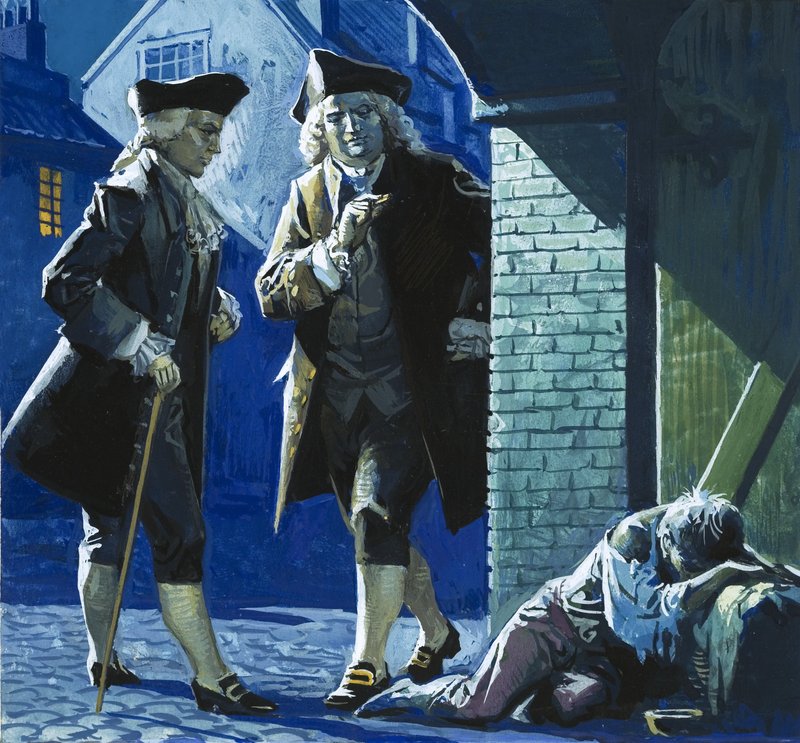 Namalował obraz słowami: James Boswell autorstwa English School