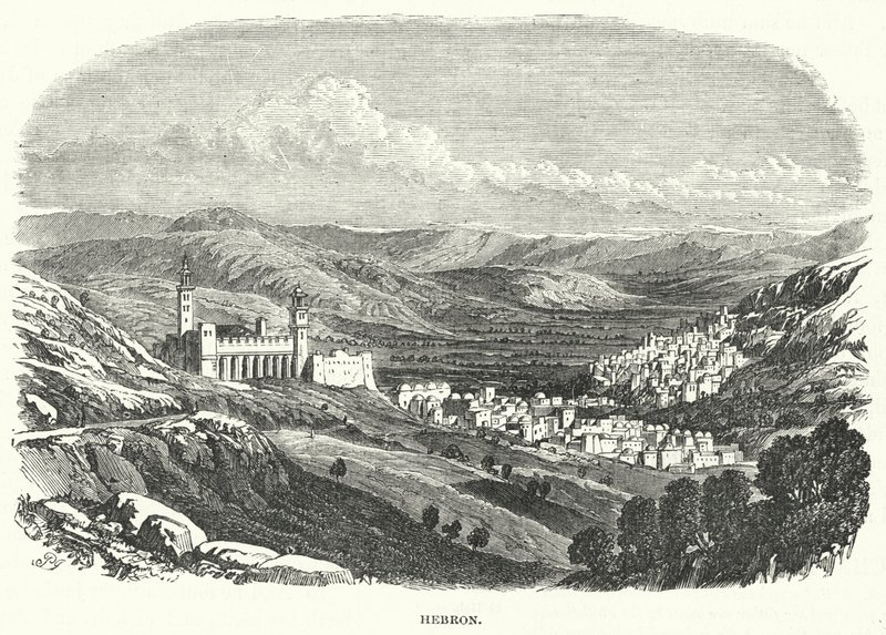 Hebron (grawerowanie) autorstwa English School